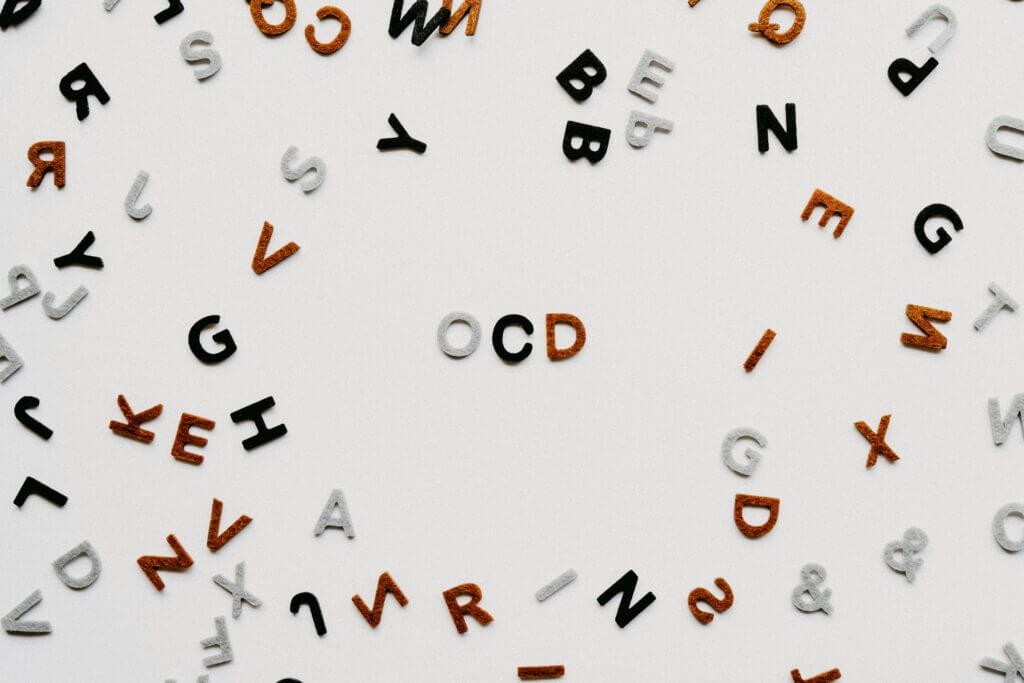obsessive-compulsive disorder treatment calgary nw - photo of "OCD" in letters